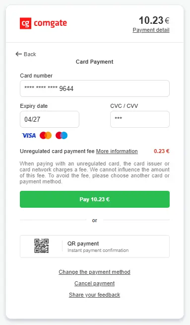surcharge