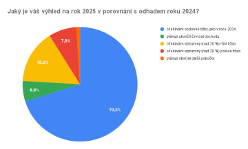Jaký je váš výhled na rok 2025 v porovnání s odhadem roku 2024?