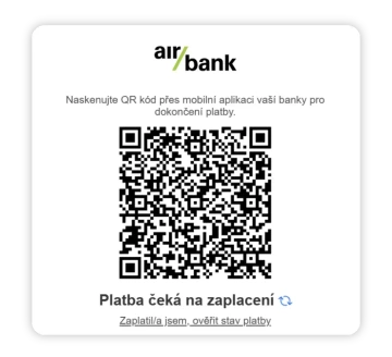 Platba QR kódem