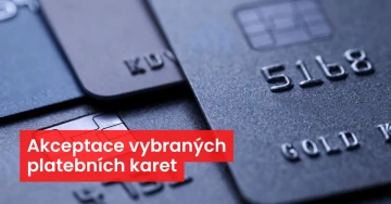 Akceptace vybraných platebních metod
