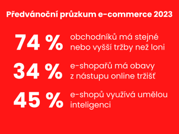 Infografika předvánoční průzkum e-commerce